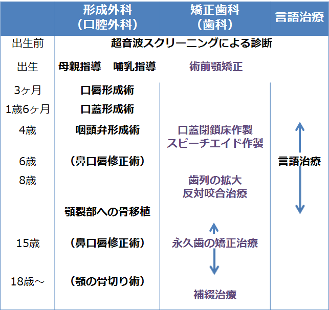 口唇裂・口蓋裂の治療:最近の進歩１