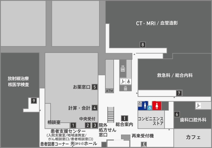 1F フロアマップ
