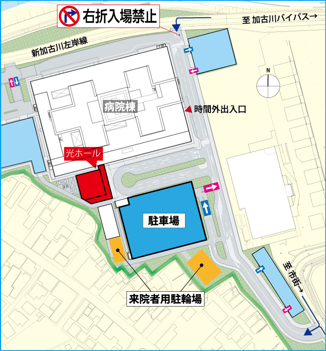 きらりホール地図